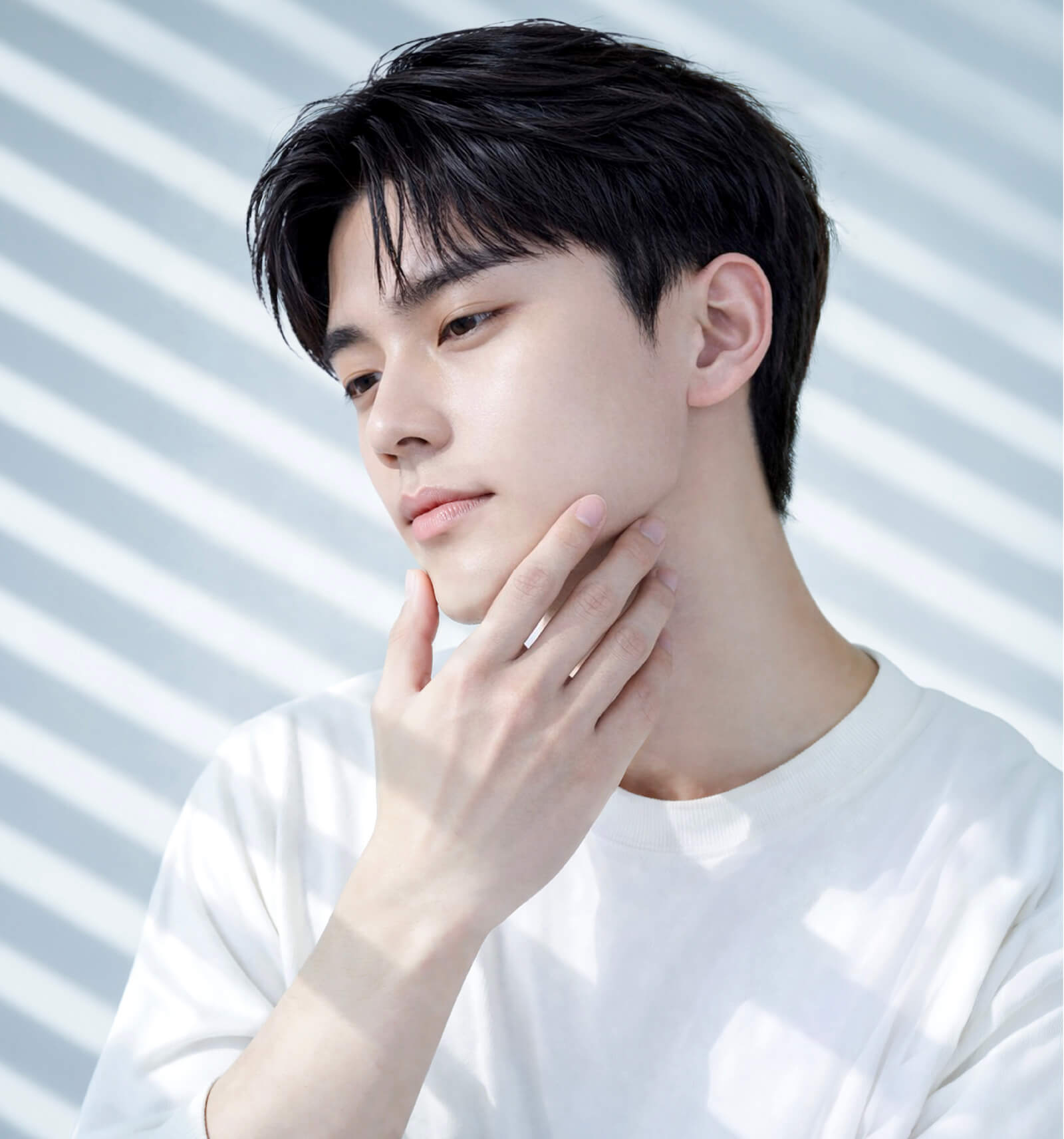 夏らしいクールな印象へ